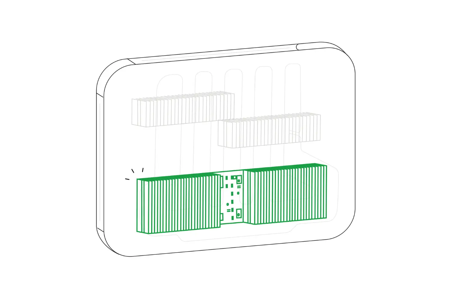 myEko Pro® heater with its Embedded Waste Heat Recovery module