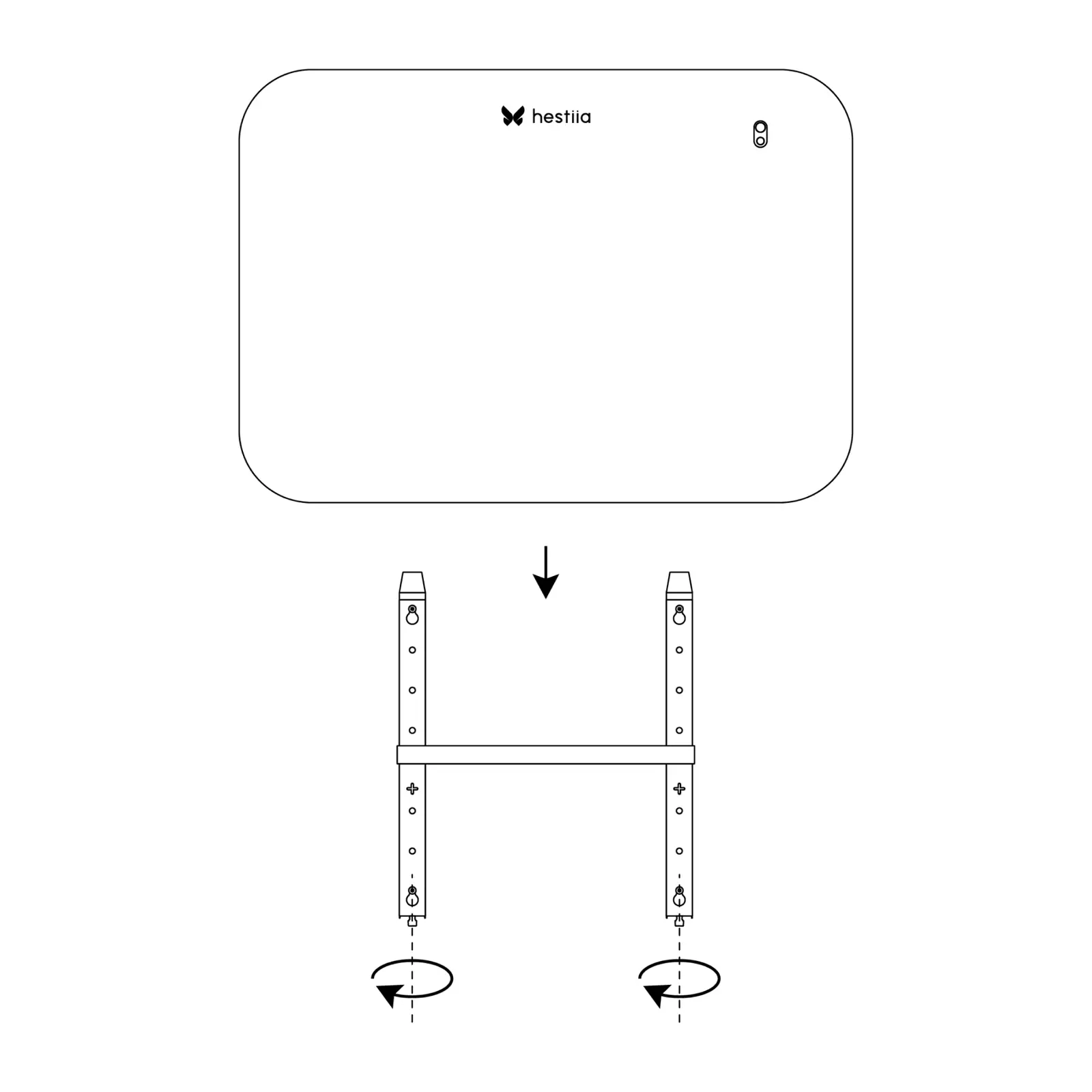 Schéma installation myEko Pro horizontal